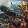 Party Cannon/Parasitic Ejaculation/Gorevent/Bloodscribe "Cannons Of Gore Soaked, Blood Drenched, Parasitic Sickness" (CD)