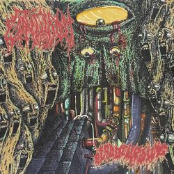 Ganglion/Bloodcurdling "Seepage From The Catacomb Walls/The Gates Of Crimson Torment" (Tape)
