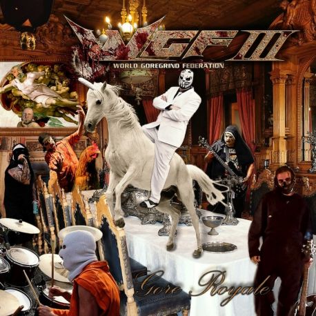 Holy Cost/Fecalizer/Deep Dirty/Fucking With Nuns/Cock Pit "WGF World Goregrind Federation III (Gore Royale)" (CD)