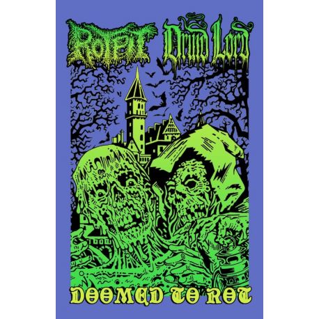 Rotpit/Druid Lord "Doomed To Rot" (Tape)