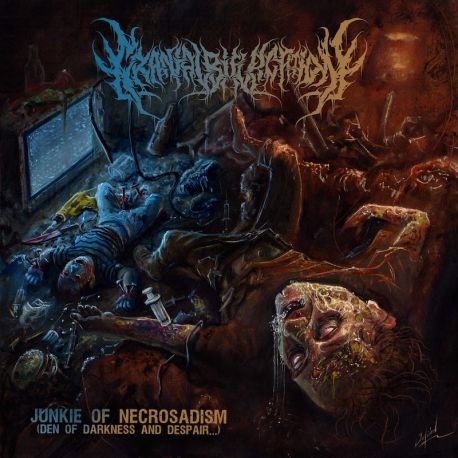 Cranial Bifurcation "Junkie Of Necrosadism (Den Of Darkness And Despair...)" (CD)