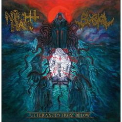 Night Hag/Burial "Utterances From Below" (LP)