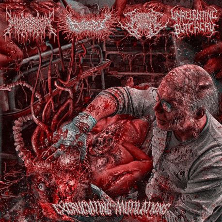 Muramasa/Gorepot/Gangrenous Flesh Consumption/Unrelenting Butchery "Excruciating Mutilations" (CD)